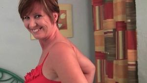 Older Woman Fun - British MILF uncover huge tits