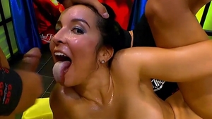 German Goo Girls: German girl wishes for bukkake in HD