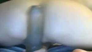 Hard masturbation accompanied by teen