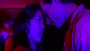 Ebony babe raw sucking dick