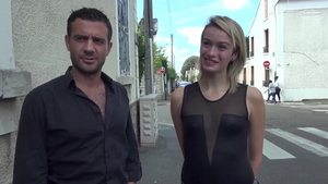 Brutal hard nailining alongside tight european amateur