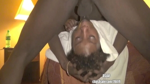 Hard slamming in company with babe