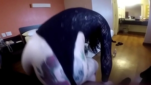 First time the best sex starring small boobs ebony MILF