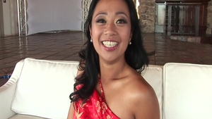 Asian Lucky Starr fucked in the ass