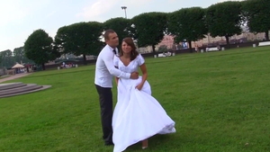 Hard pounding accompanied by hawt russian married chick
