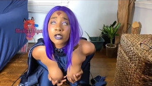 Big ass ebony amateur cosplay female orgasm HD