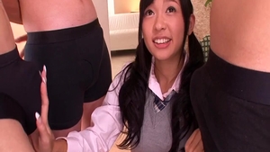 Super hot big tits asian babe cum on face