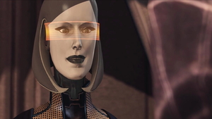 Tali Becomes Curious About EDI's biggest knob - First Times