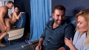 Sneaky Sex: Mature Nikki Knightly in panties sucks Chad White