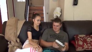 Brunette Satomi Suzuki with Charles Dera raw cumshot