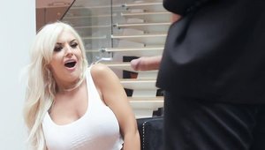 Real Wife Stories: Shaved Tommie Jo throat fuck masturbation