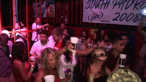 Riding a dick in club