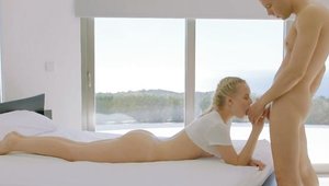 Tushy Raw - Shaved babe has a passion for pussy fucking in HD