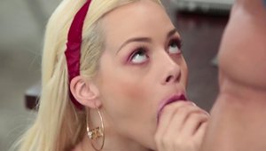 Rough nailing with beautiful blonde hair Angel del Rey