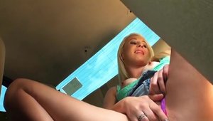 Amateur blowjob in car