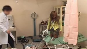 Wet japanese medical pussy fucking