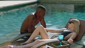 Blacked - Blonde hair Arya Fae doggy fucks