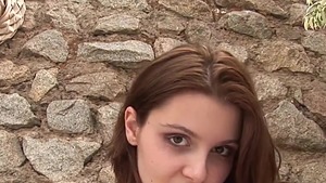 Beautiful gets a good fucking in the garden