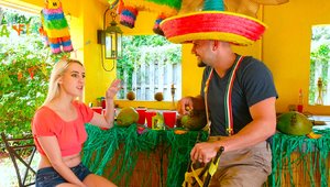 Luxury neighbor Cadence Lux in shorts got fucked hard