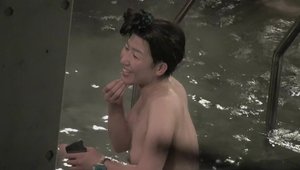Laughing in the sauna beautiful asian