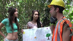 BFFs - Hard slamming together with slut