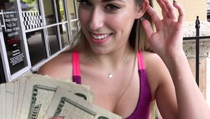 Public Pick Ups - Blonde fucks for money