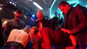 Orgy at the party HD