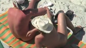 Amateur nudist in public