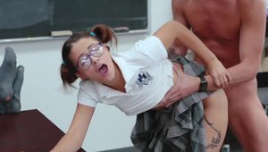 Team Skeet - Wrex Oliver in stockings together with Izzy Bell