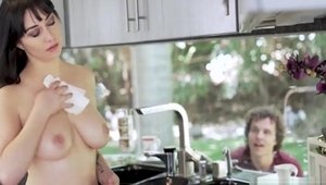 Femdom accompanied by amateur Allesandra Snow