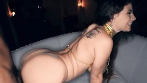 Indica Flower is tattooed brunette