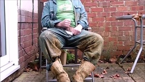 Wearing boots masturbating vintage