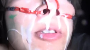 Japanese stepmom gangbang