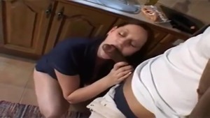 Norwegian babe rides a hard dick