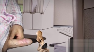 Big boobs female fetish sucks dick and fucks