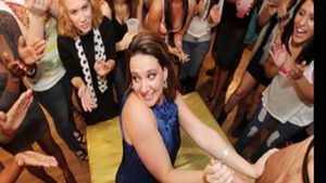 Hard slamming with busty teen chick